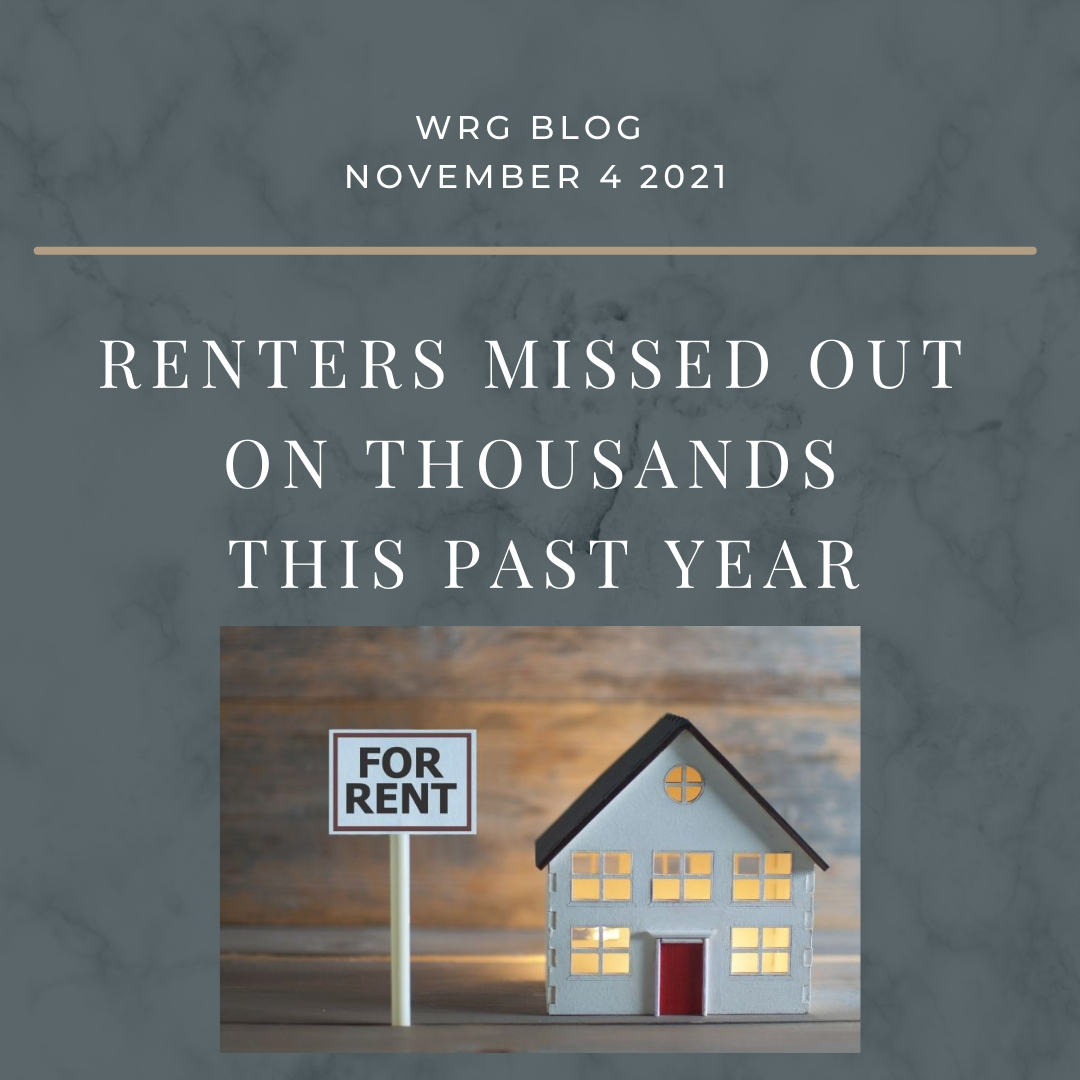Renters in the GTA Missed Out on up to $186,000 This Past Year - November 4, 2021